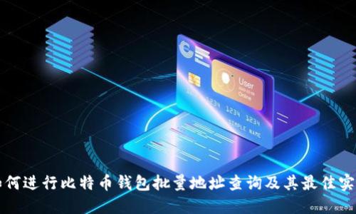如何进行比特币钱包批量地址查询及其最佳实践